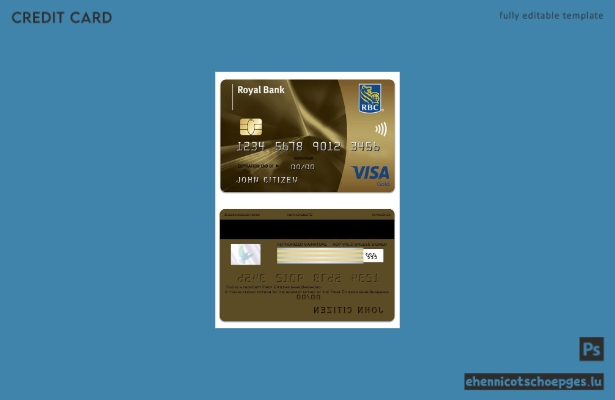 Barbados Royal Bank Visa Gold Beispielvorschau